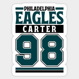 Philadelphia Eagles Carter 98 American Football Edition 3 Sticker